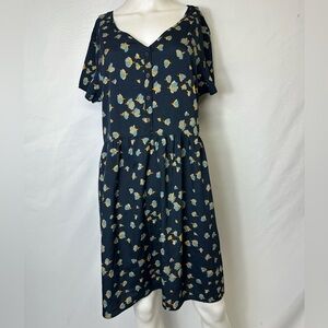 NWT PEACOCKS BRAND SIZE SIZE 12 NAVY BLUE NWT DRESS